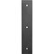 Ekena Millwork Hamilton Steel Bracket, Hammered Silver 2"W x 10"D x 10"H BKTM02X10X10HAHSV - alternate 7